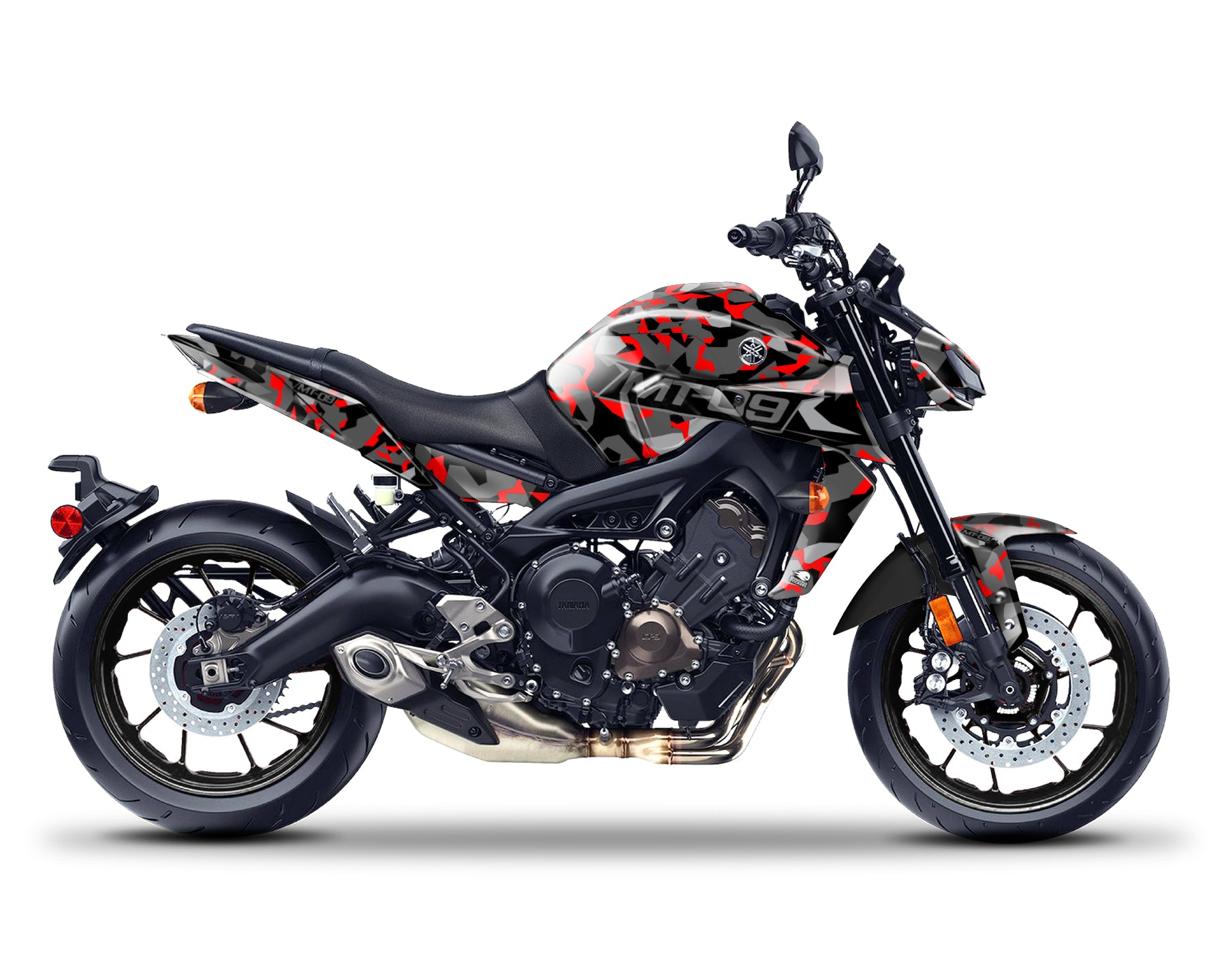 Spinning Stickers CAMO Graphics Kit For Yamaha MT 09 2017-20