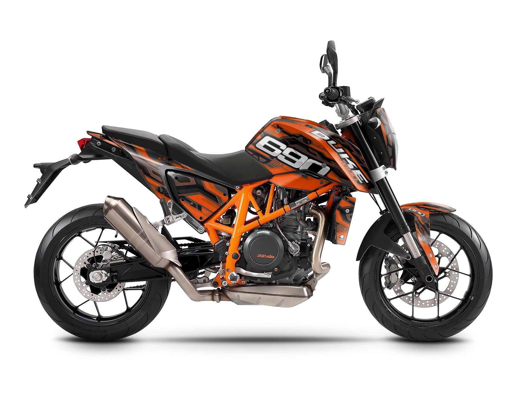 Spinning Stickers Cyborg Graphics Kit For KTM 690 Duke 2012-20