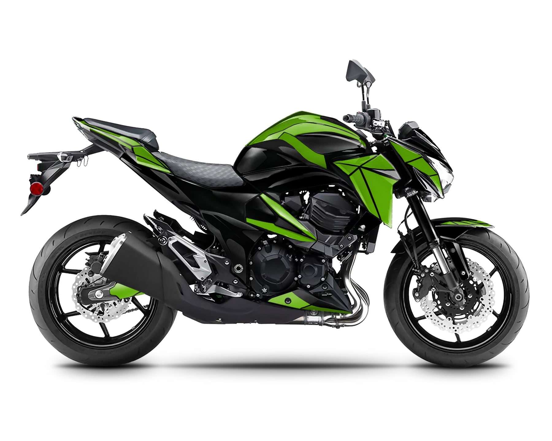 Spinning Stickers Shatter Graphics Kit For Kawasaki Z800 2013-16