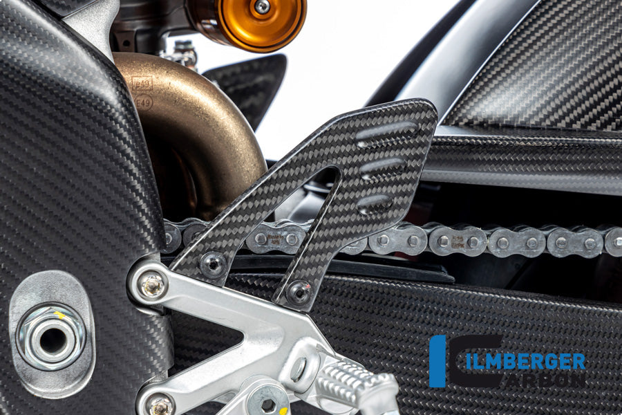 Ilmberger Carbon Fibre Left Heel Guard For Aprilia RSV4 2021-22