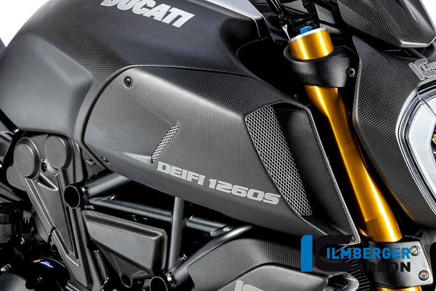 Ilmberger Carbon Fibre Right Airtube Cover for Ducati Diavel 1260 2019-22