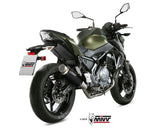 Mivv GP Pro Full Exhaust System for Kawasaki Z650 2017-22