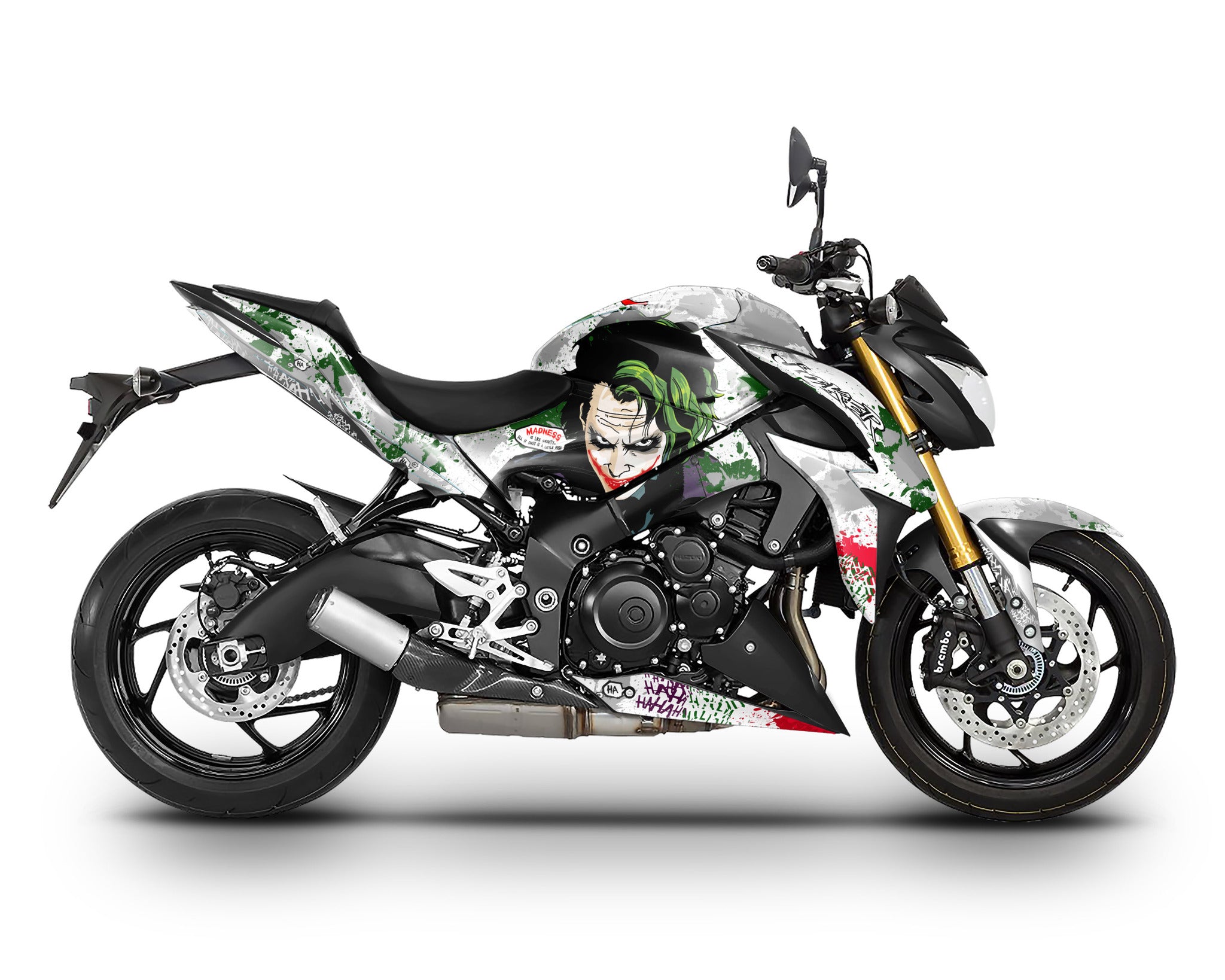 Spinning Stickers Joker Graphics Kit For Suzuki GSXS 1000 2015-20