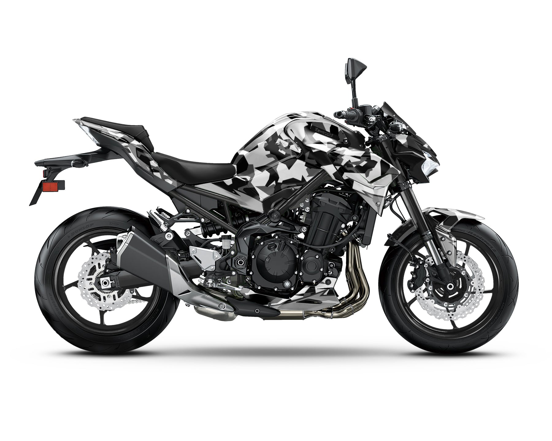 Spinning Stickers Camo Graphics Kit For Kawasaki Z900 2020-22