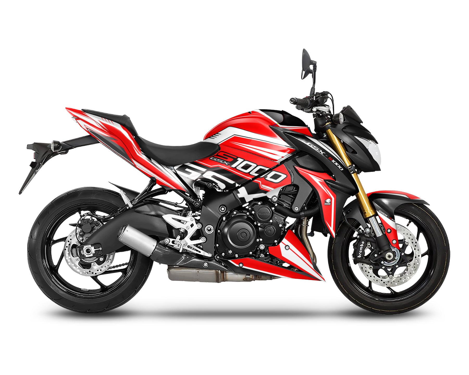 Spinning Stickers Razor Graphics Kit For Suzuki GSXS 1000 2015-20