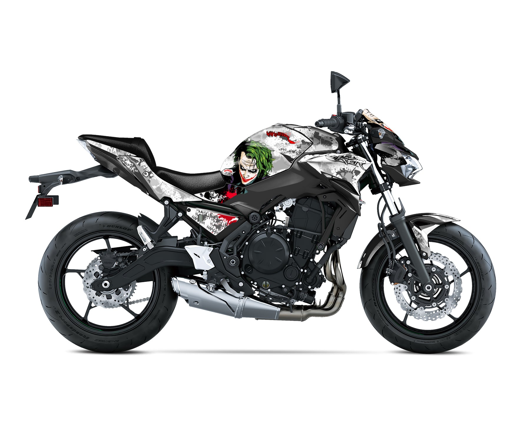 Spinning Stickers Joker Graphics Kit For Kawasaki Z650 2020-22