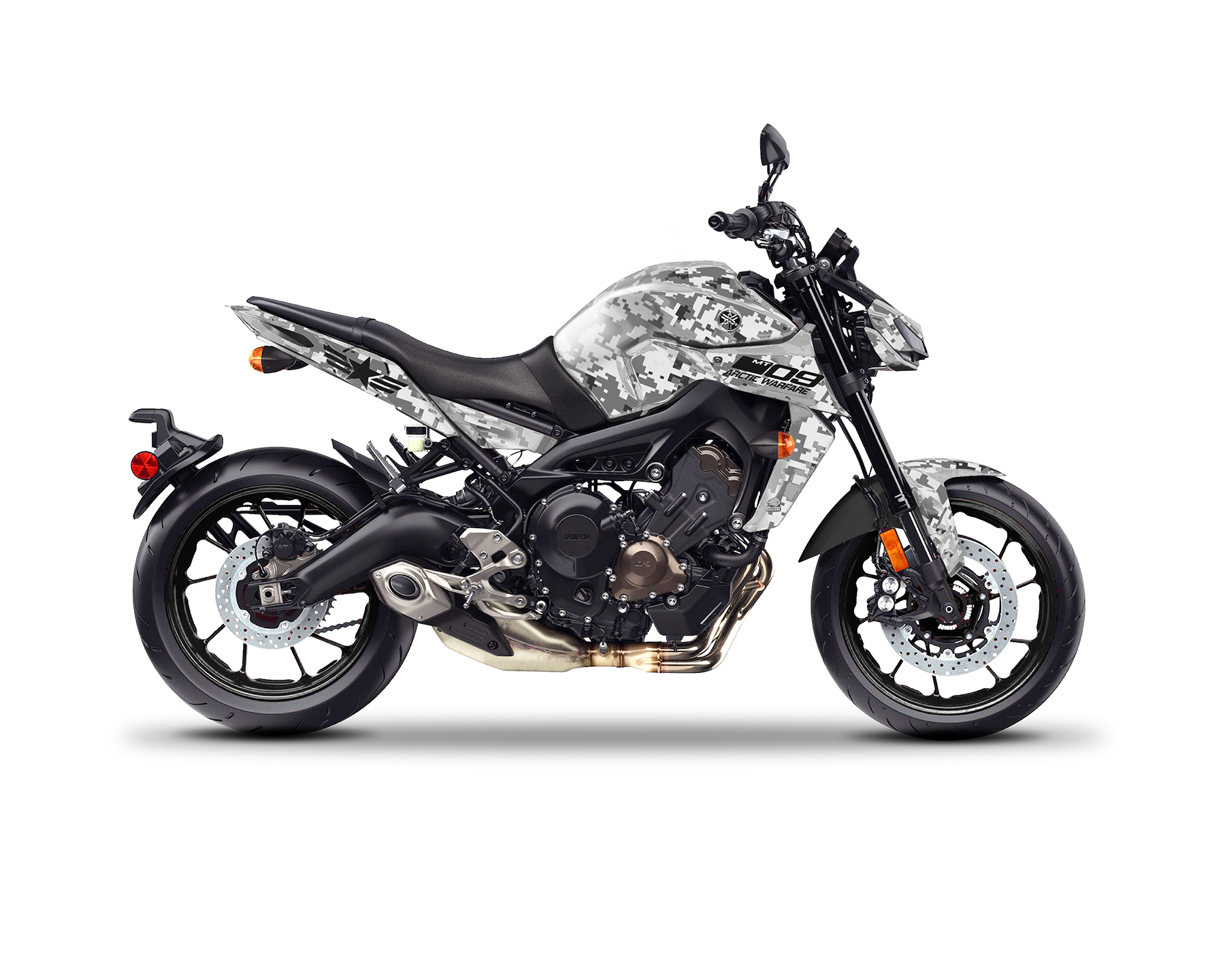 Spinning Stickers Military Graphics Kit For Yamaha MT 09 2017-20