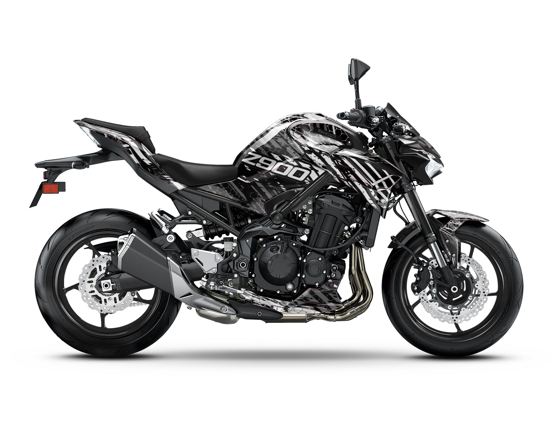 Spinning Stickers Riot Graphics Kit For Kawasaki Z900 2020-22
