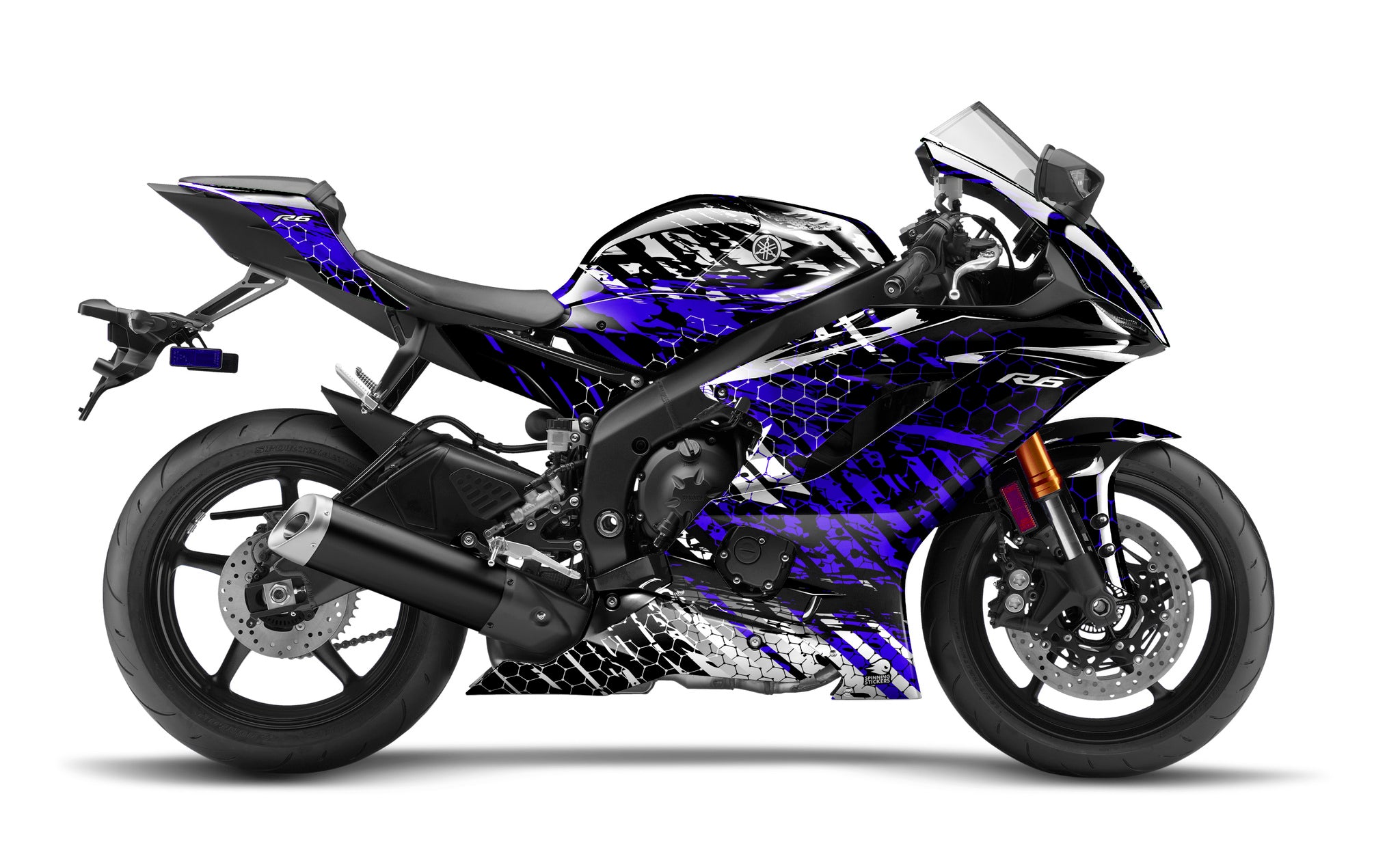 Spinning Stickers Riot Graphics Kit For Yamaha YZF-R6 2017-21