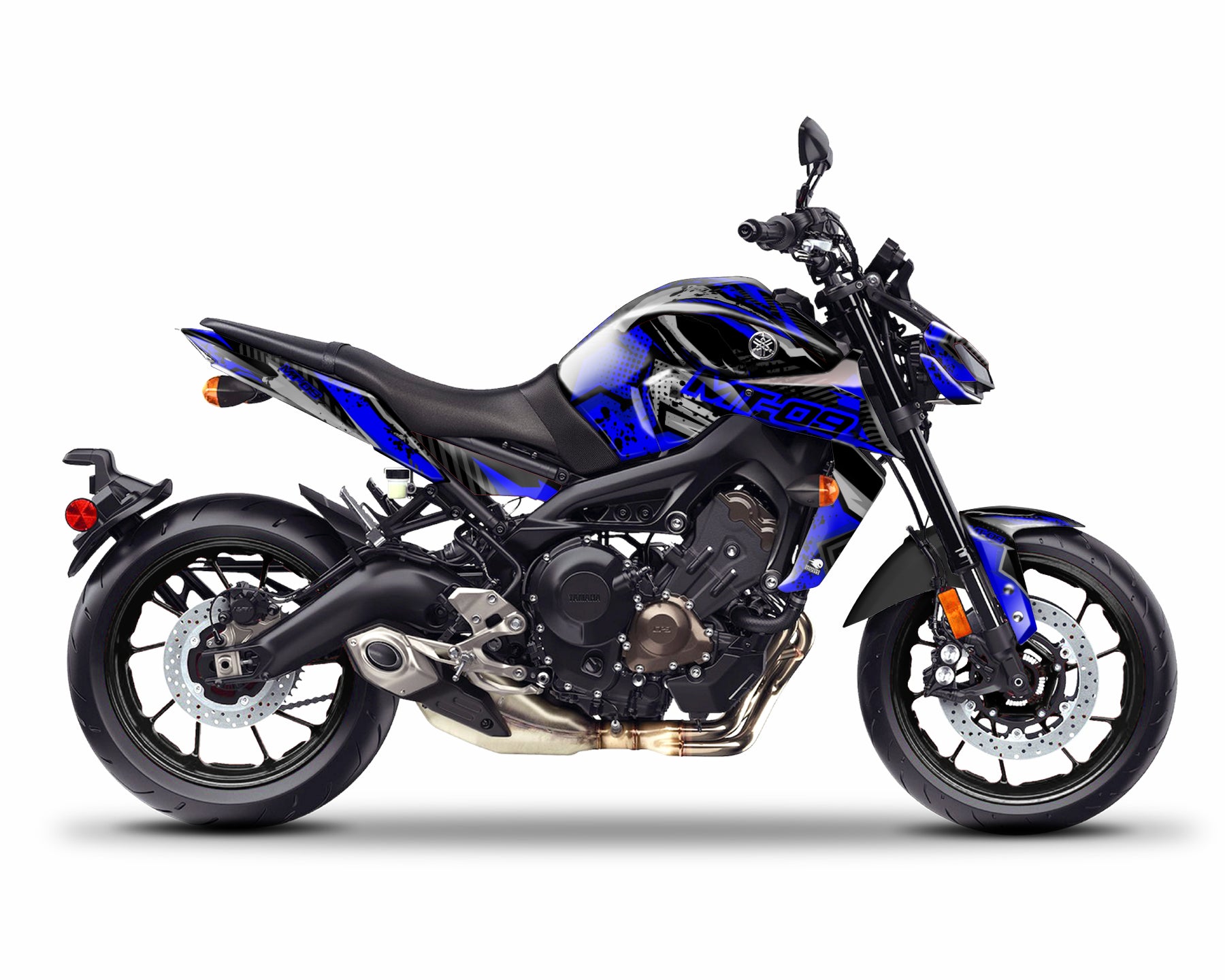 Spinning Stickers Wrath Graphics Kit For Yamaha MT 09 2017-20