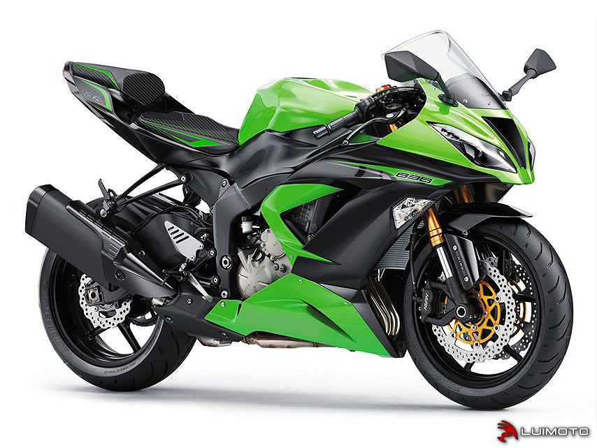 Luimoto Team Kawasaki Rider Seat Cover for Kawasaki ZX-6R