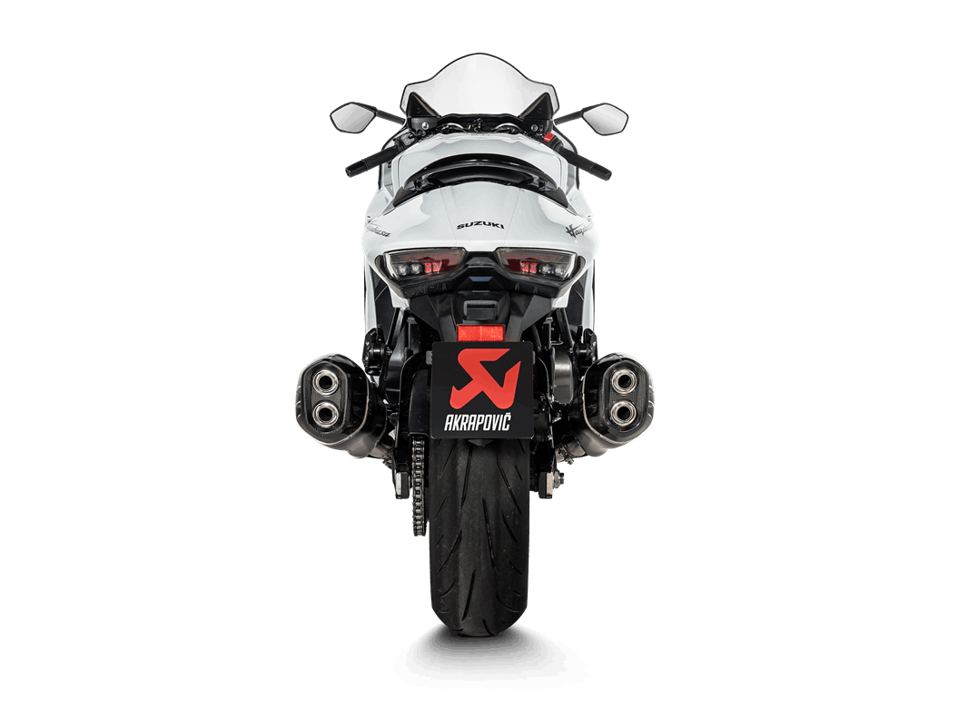 Akrapovic Titanium Slip-On Exhaust for Suzuki Hayabusa 2021-2023