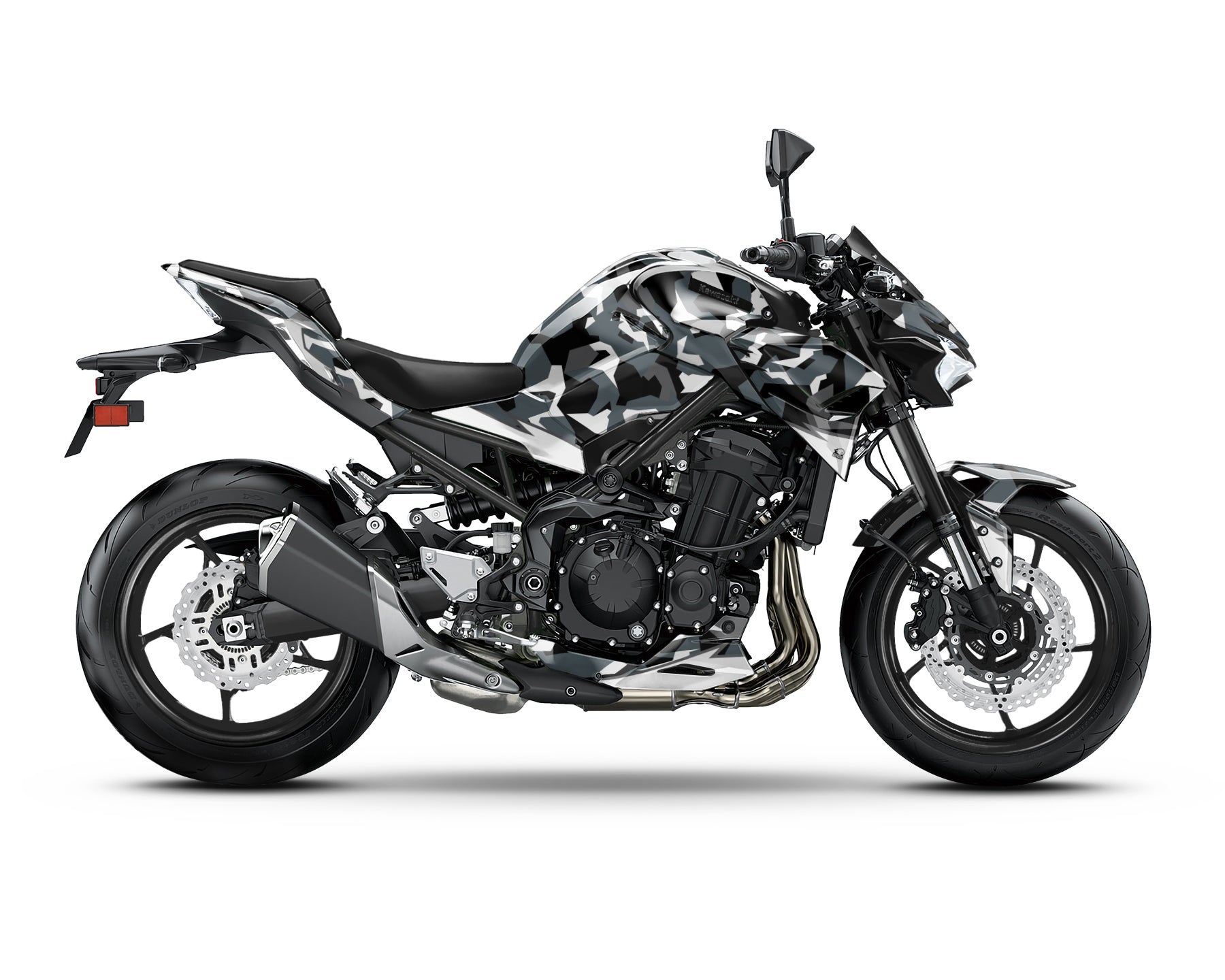 Spinning Stickers Camo Graphics Kit For Kawasaki Z900 2020-22