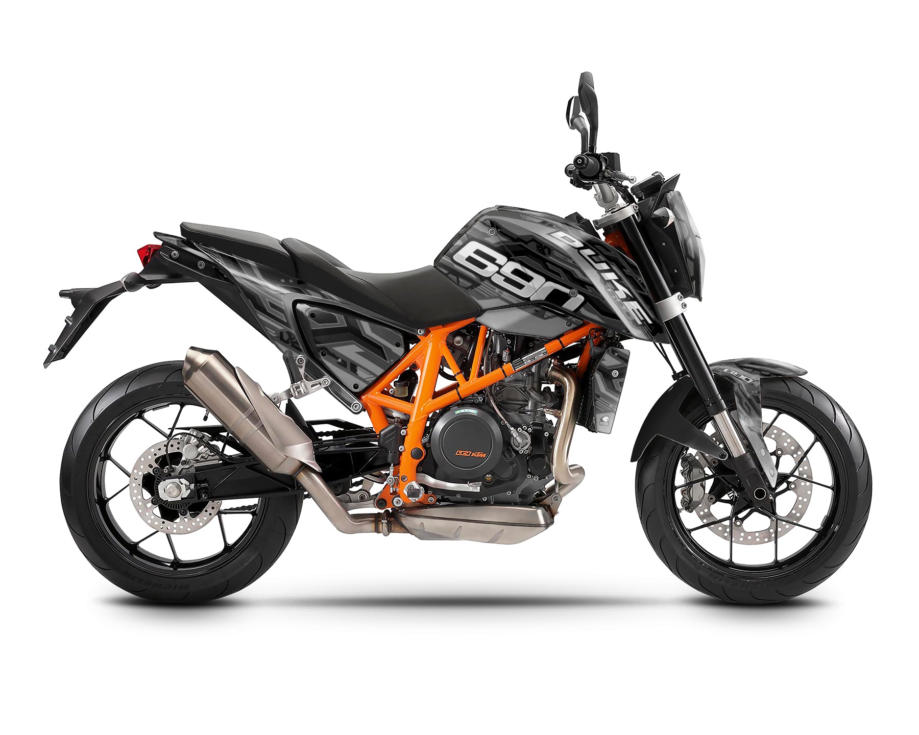 Spinning Stickers Cyborg Graphics Kit For KTM 690 Duke 2012-20