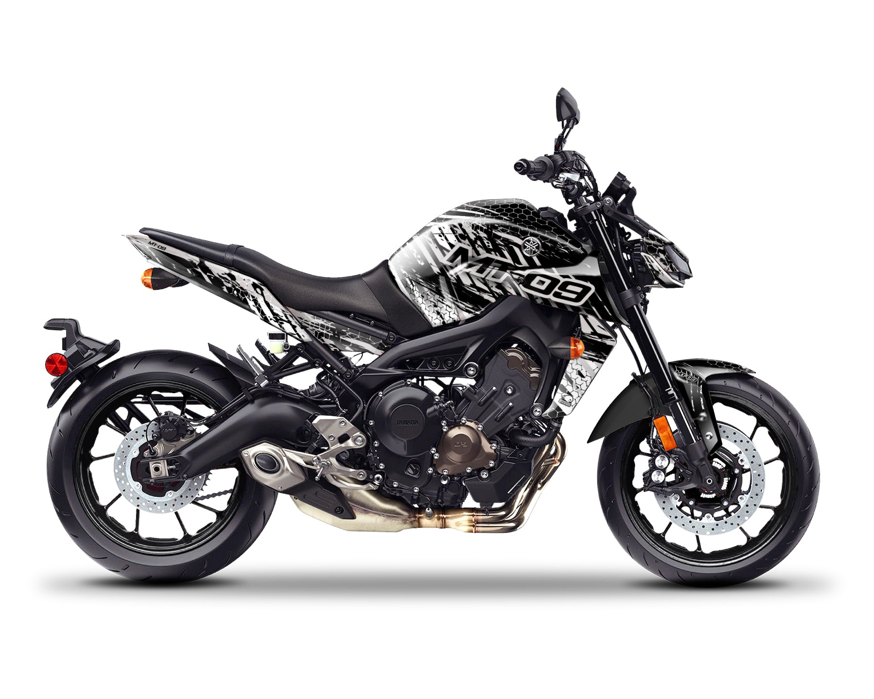 Spinning Stickers Riot Graphics Kit For Yamaha MT 09 2017-20