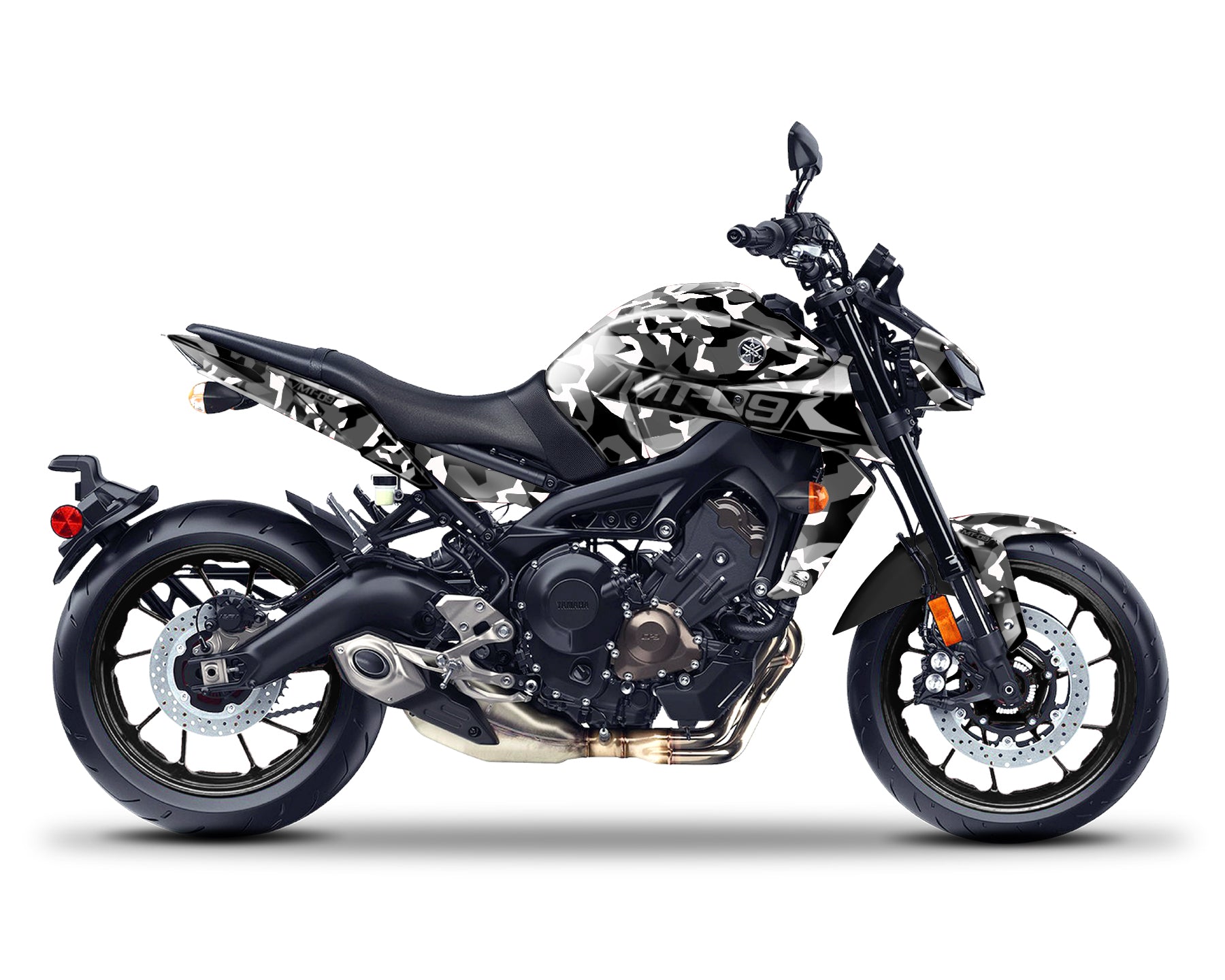 Spinning Stickers CAMO Graphics Kit For Yamaha MT 09 2017-20