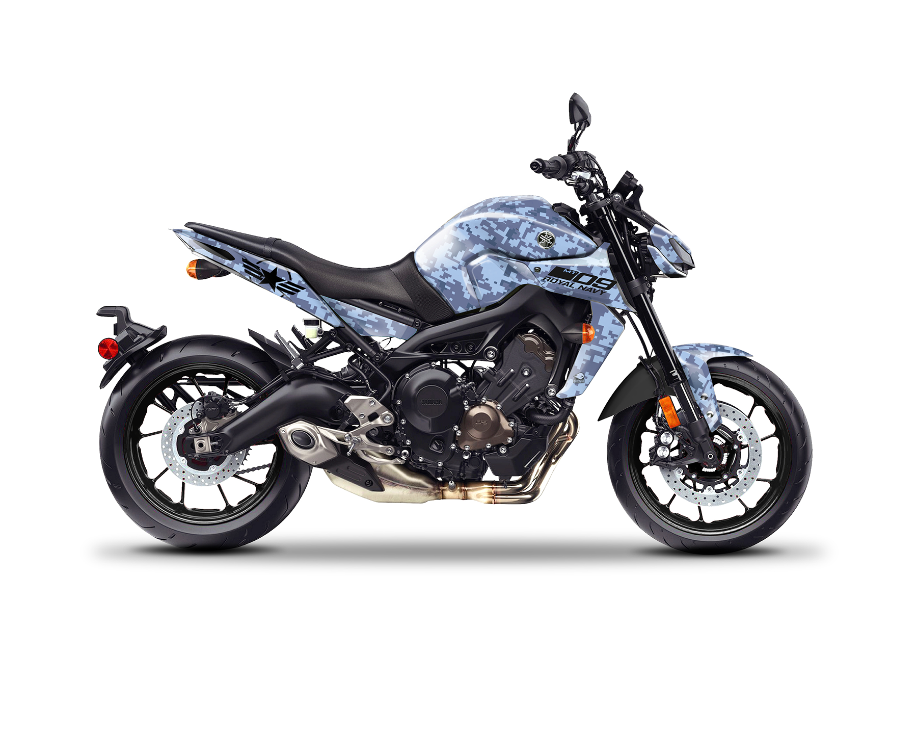 Spinning Stickers Military Graphics Kit For Yamaha MT 09 2017-20
