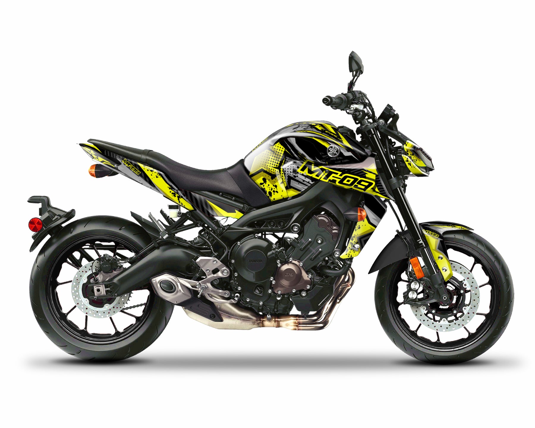 Spinning Stickers Wrath Graphics Kit For Yamaha MT 09 2017-20