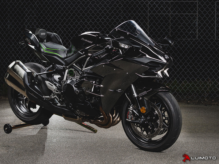 Luimoto Team Kawasaki Rider Seat Cover for Kawasaki Ninja H2