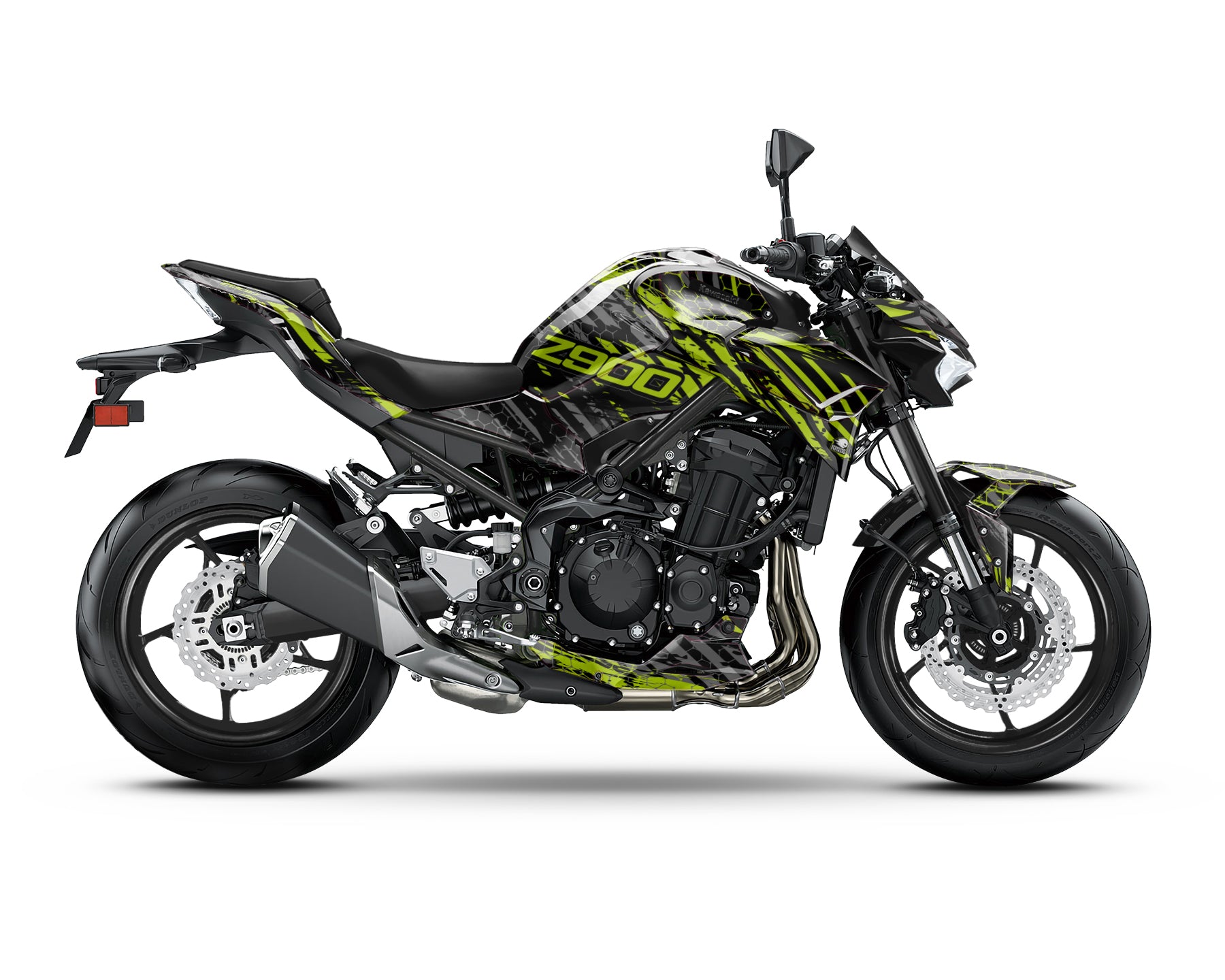 Spinning Stickers Riot Graphics Kit For Kawasaki Z900 2020-22