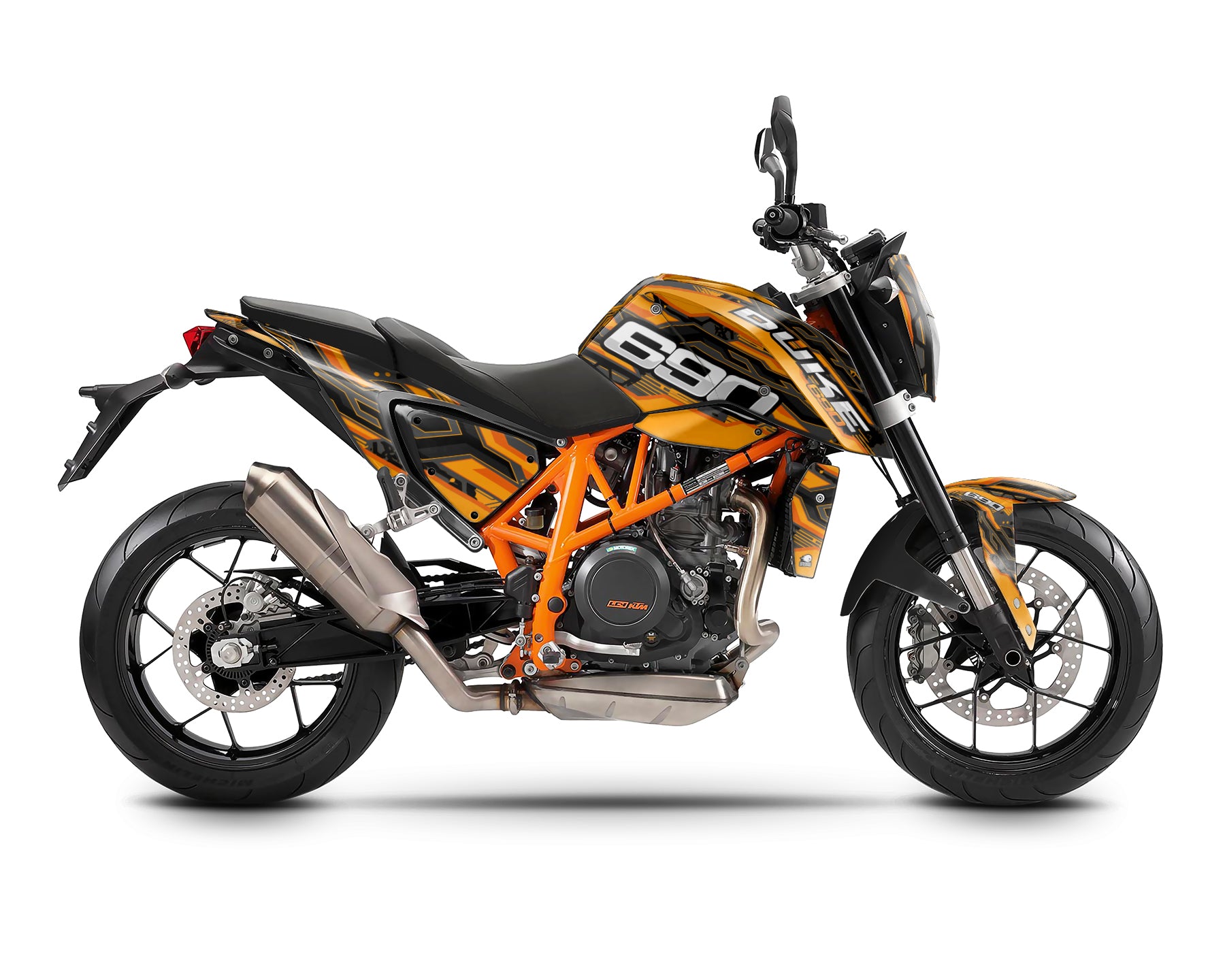 Spinning Stickers Cyborg Graphics Kit For KTM 690 Duke 2012-20