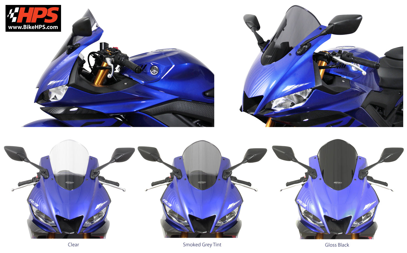 MRA Double Bubble Windscreen for Yamaha R3