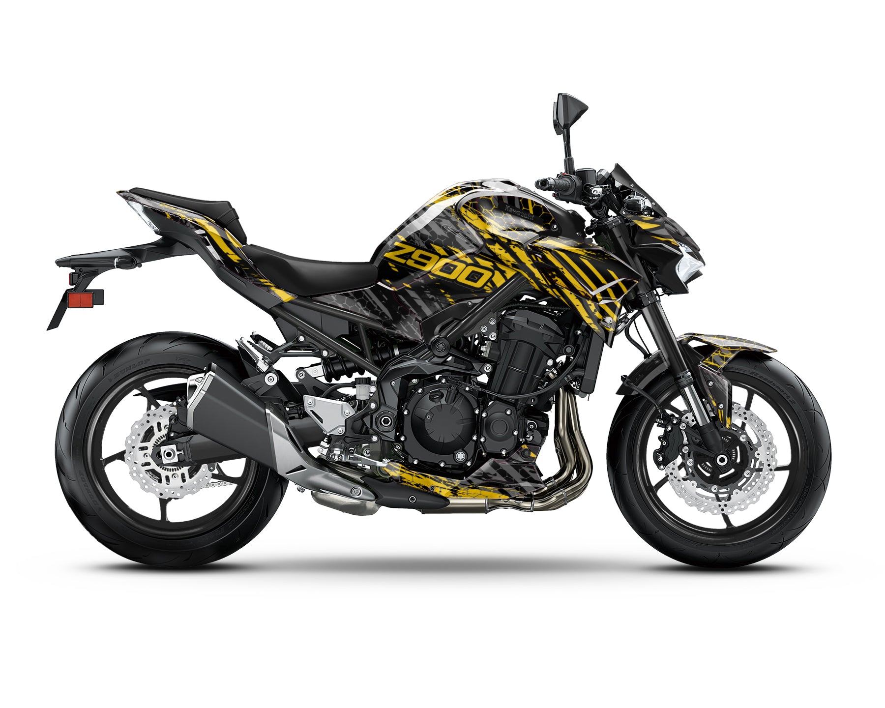 Spinning Stickers Riot Graphics Kit For Kawasaki Z900 2020-22
