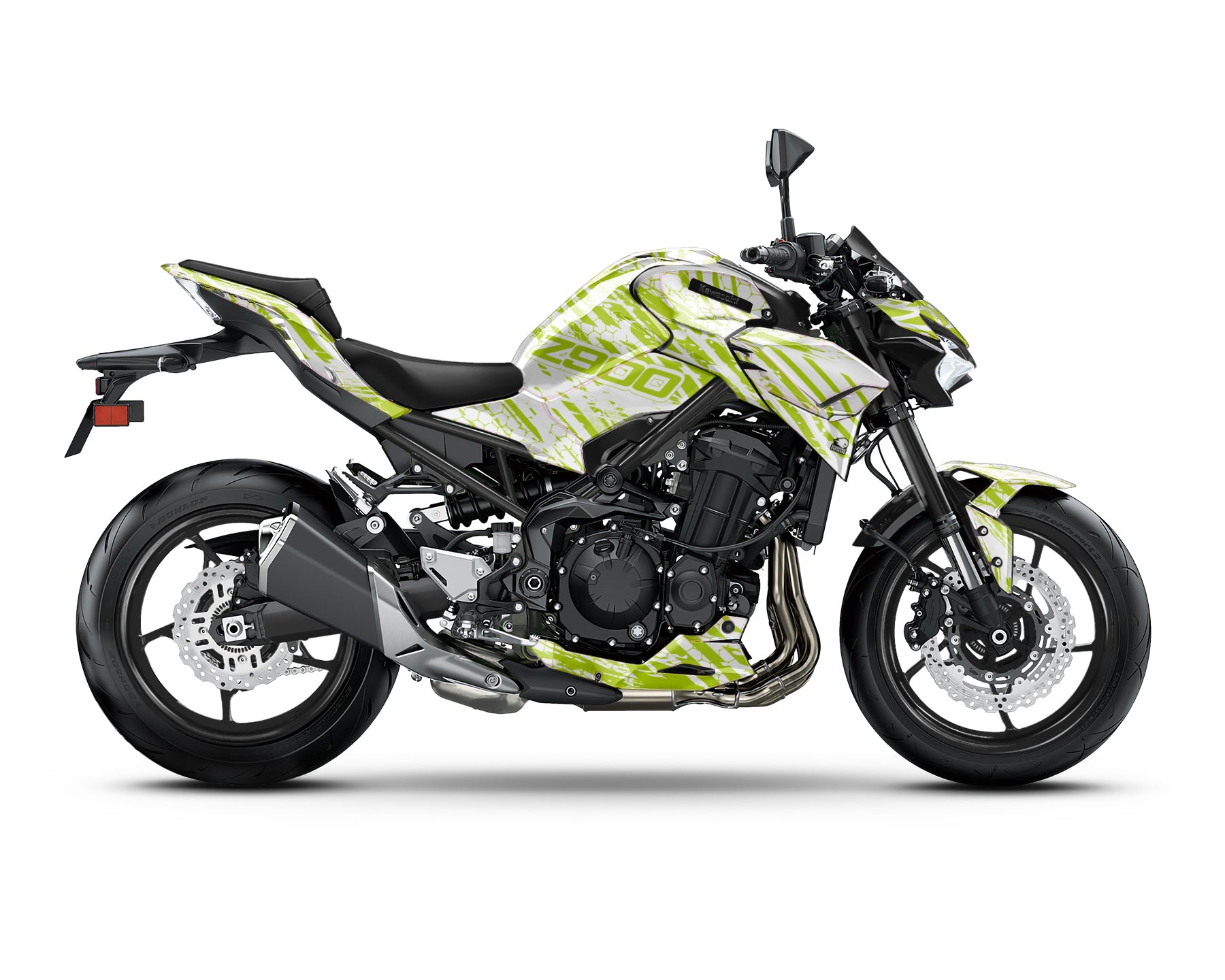 Spinning Stickers Riot Graphics Kit For Kawasaki Z900 2020-22