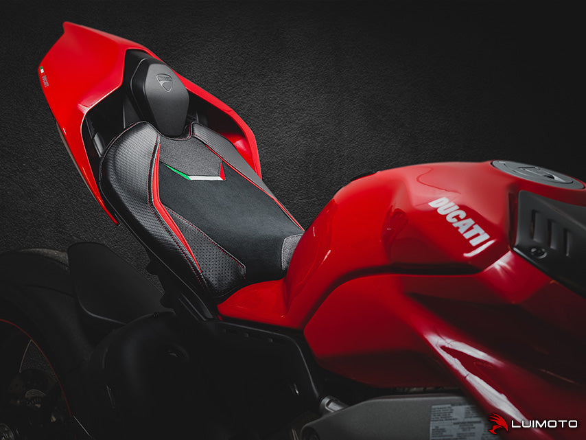 Luimoto Veloce Rider Seat Cover for Ducati Panigale V4