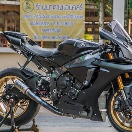 Racefit Black Edition Full Exhaust System for Yamaha R1 2015-22