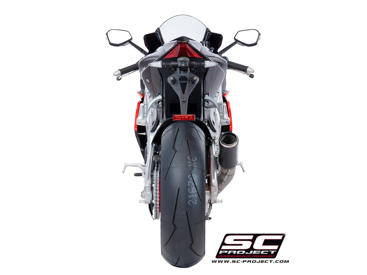 SC Project CR-T High Position Slip-On Exhaust for Aprilia RSV4 RR