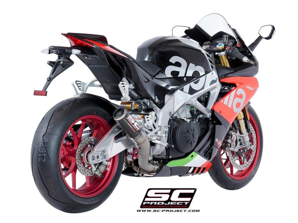 SC Project CR-T Slip-On Exhaust for Aprilia RSV4 RF
