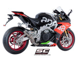 SC Project CR-T Slip-On Exhaust for Aprilia RSV4 RF