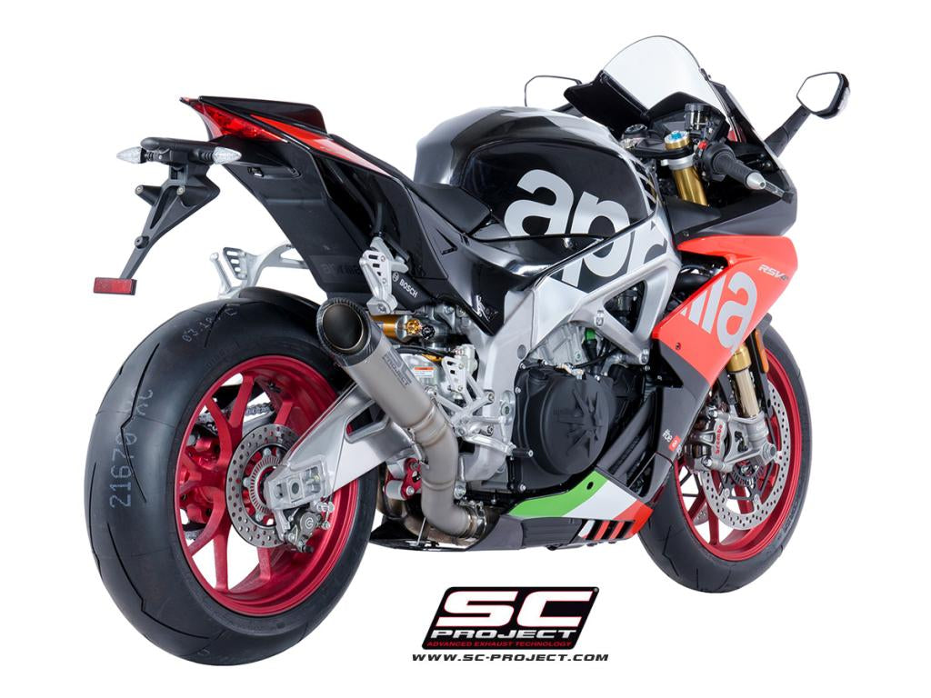 SC Project S1 High Position Slip-On Exhaust for Aprilia RSV4 RR