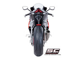 SC Project CR-T Low Position Slip-On Exhaust for Aprilia RSV4 RR