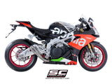 SC Project CR-T Low Position Slip-On Exhaust for Aprilia RSV4 RR