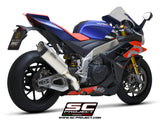SC Project SC1-R Slip-On Exhaust for Aprilia RSV4 - Euro 5 - 2021-23