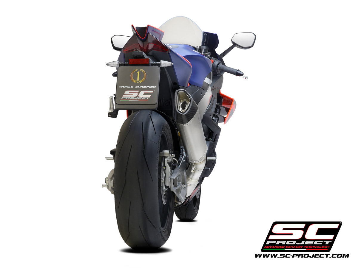 SC Project SC1-R Slip-On Exhaust for Aprilia RSV4 - Euro 5 - 2021-23