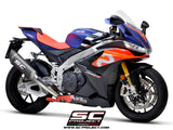 SC Project SC1-R Slip-On Exhaust For Aprilia RSV4 350mm - 2021-23