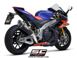 SC Project SC1-R Slip-On Exhaust For Aprilia RSV4 350mm - 2021-23