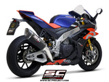 SC Project SC1-R Slip-On Exhaust For Aprilia RSV4 350mm - 2021-23