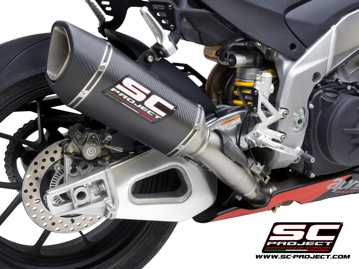 SC Project SC1-R Slip-On Exhaust For Aprilia RSV4 250mm - 2021-23