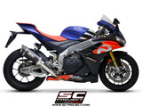 SC Project SC1-R Slip-On Exhaust For Aprilia RSV4 250mm - 2021-23
