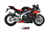 Mivv Delta Race Carbon Slip-On Exhaust for Aprilia RSV4 2021-22