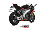 Mivv Delta Race Carbon Slip-On Exhaust for Aprilia RSV4 2021-22