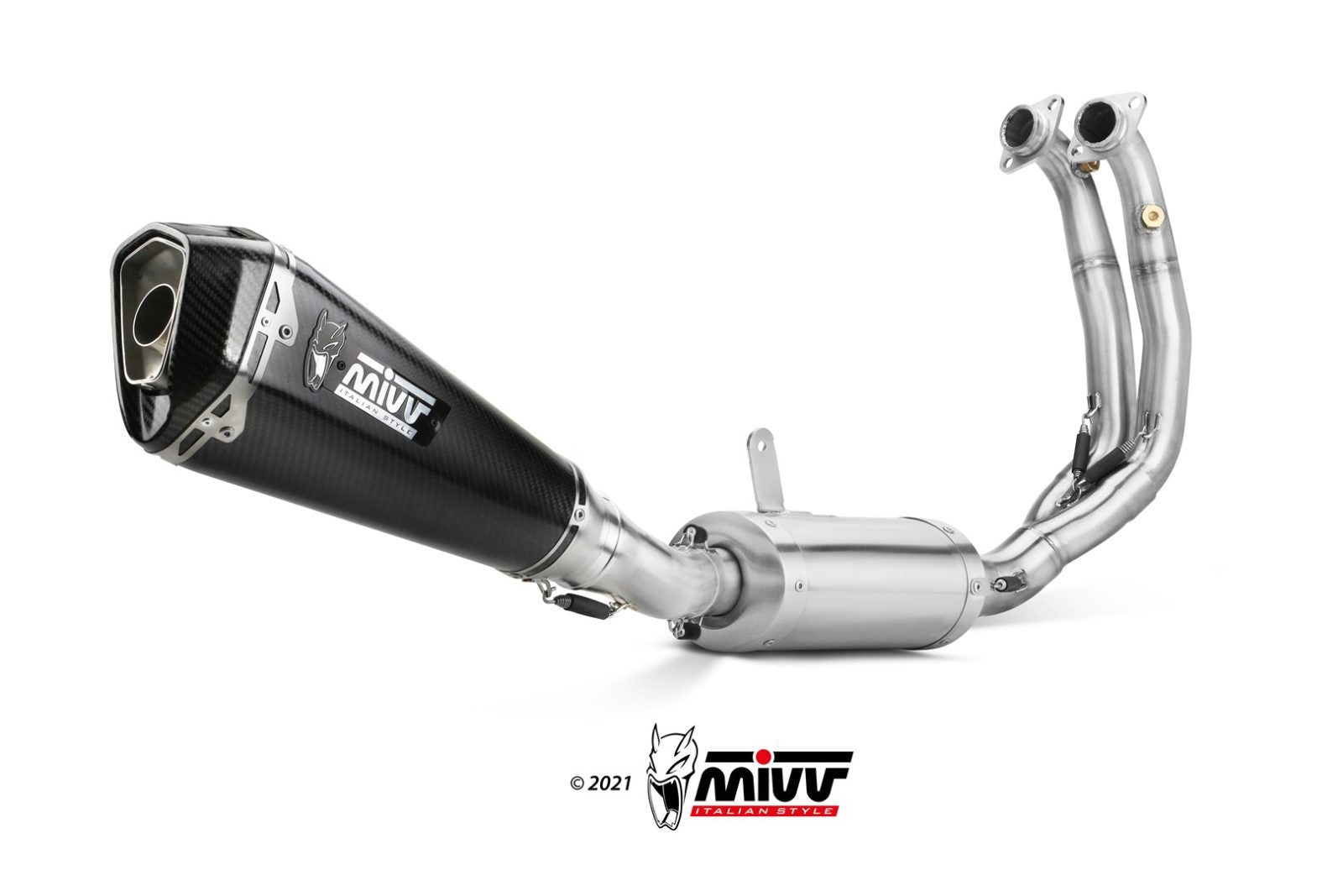 Mivv Delta Race Carbon Full Exhaust System for Aprilia RS 660 2020-22