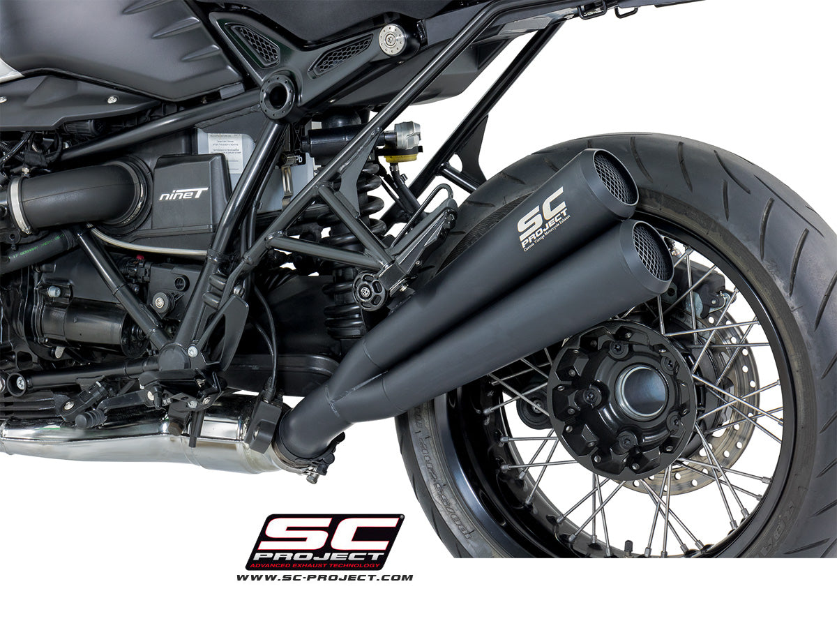 SC Project Twin Conic '70s Slip-On Exhaust for BMW R NineT