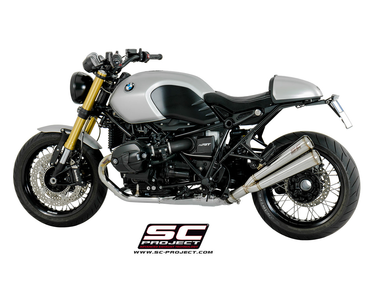 SC Project Twin Conic '70s Slip-On Exhaust for BMW R NineT