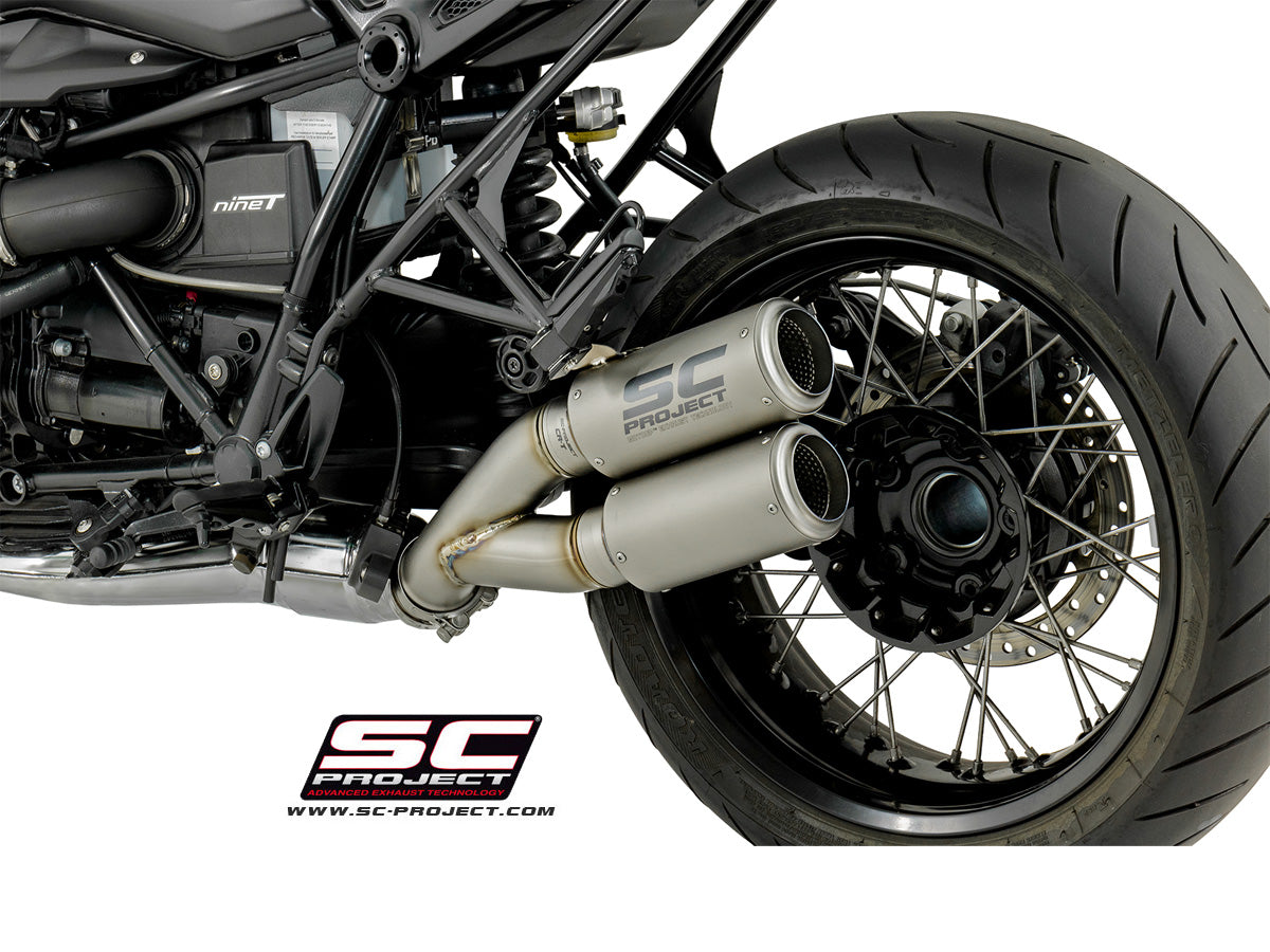 SC Project CR-T Twin Slip-On Exhaust for BMW R NineT