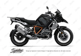SCD BMW R1250GS Adventure Triple Black Pyramid Frame Stickers